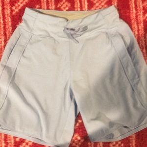 Baby blue arm length shorts